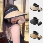 여성 외출 나들이 휴양지 코팅 돌돌이 썬캡