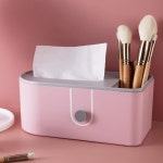 키밍 다용도 소품 휴지 티슈케이스 수납함 냅킨박스 그린