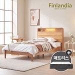 핀란디아 로렌스 원목 침대 SS 일반스프링