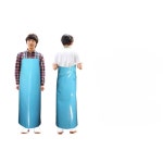 X 방수양면 앞치마 특대 하늘색 FARM-S40