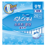 한국P&G 위스퍼 소프트클린 세이프티존 울트라 일반 중형 20매