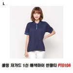 쿨윙 쟈가드 1선 배색마이 반팔티 PT0104