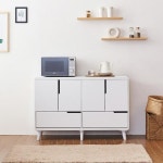 가구샘 와이드 양문 주방 수납장 1200 H6032