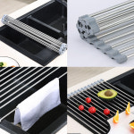 싱크 거치형 식기건조대 20줄 대형 롤타입