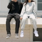 남녀공용 일자트레이닝바지 추리닝바지 4컬러