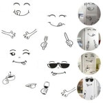 스마일 냉장고 스티커 행복한스티커 Z02038