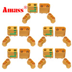 Amass 커넥터 xt90s 안티 스파크 암수 모터 어댑터 배터리 ESC 충전기 리드 RC 자동차 트럭용 XT90S