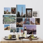 에이치홈 프랑스 유럽 여행 파리 감성 엽서 에펠탑 포스터 - 프랑스 A4-01