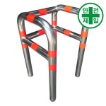 스텐 소화전보호대-3방향 적색 반사테이프 소화전보호대 볼라드 바리케이드