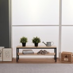 낮은 모던 원목 철제 화분 선반 900x340 다용도 진열대 스탠드 베란다 사이드 좁은