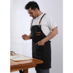 NPL 방수 바리스타 데님 앞치마 카페 공방 작업용 캔버스 주방 쉐프 커피숍