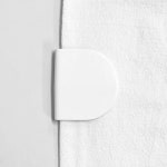 벽접착 커튼집게 무타공 샤워커튼 고정클립 4P