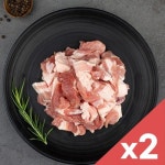자연맛남 유황먹인 한돈 돼지고기 찌개거리 세절 300gx2팩 총600g