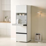 주방 깔끔한 연출 모던한 디자인 폭깊은 2단 서랍 렌지대 정리