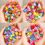 여성 귀여운 헤어 포인트 악세서리 미니 집게핀