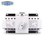 MCB 타입 이중 전원 자동 전환 스위치 TOMZN PV 도시 전력 발전기 ATS 4P 125A 3 상 4 와이어 230V TOQ3-4P 125