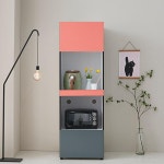 600 세련된 전자렌지다이 부엌수납장 오븐선반 렌즈대 밥솥장