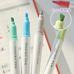 4pcs 반짝이 반짝 이는 펜 세트 블링 스파클링 형광펜 마커 브러시 그리기 그림 미술 학교 금속