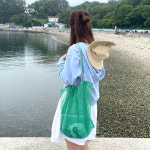 더블 메쉬 숄더백 그린 SB91LL44