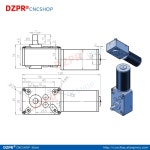 12V 14rpm 10 5r min 터빈 웜 기어 모터 DIY 자동화 부품 14r min DC GW31ZY DZPR-31ZY