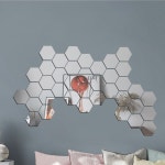 인테리어 아크릴 거울 16조각 육각