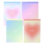 그라데이션패드편지지 모닝글로리편지지 랜덤1개