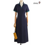 쉬즈나인 피케이 브이카라 원피스