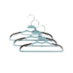 어린이 논슬립 옷걸이 3p 약 31x18 색상랜덤 어린이옷걸이 셔츠걸이 셀프옷걸이