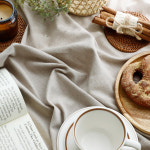 천팜 30수 레븐 선염면 직 솔리드 패브릭 원단 1394 156 x 270 cm