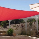 09FARM 방수 사각그늘막 테라코타 3 6 X 3 6 280GSM