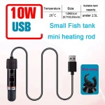 작은 수조용 USB C 온도 조절기 미니 수중 항온 수족관 10W 히터 26 가열봉 10w