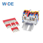 ST PT DIN 레일 터미널 블록 액세서리용 점퍼 브리지 플러그인 브리지 3-5 4-5 5-5 10-5 1 FBS2-5