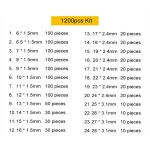 740 cs O-링 고무 가스켓 씰 링 세트 니트릴 고압 NBR 씰링 탄성 밴드 O 1200P