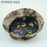 햇츠온 햇츠온 여성 남성 사계절 버킷햇 벙거지 빈티지 챙 햇 골프 모자 면 AA H2135-016BGN