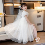 베베몽스토리 여아용 웨딩드레스 면사포 세트 140