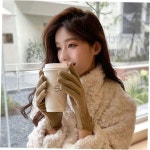 슬림핏 여성 겨울장갑 드랄론원단 스마트폰 터치장갑