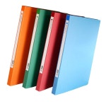 펀치 리스 화일 수입지 A4 상철 주황 1P 케이스 파일