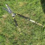 고내구성 고강도 양손 전지가위 대형 원예 전정가위