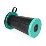 아코디언 접이식 휴대용 의자 민트 캠핑의자