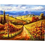 포도원 풍경 캔버스 보석십자수 40x50