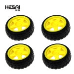 1 2 4P TT 모터 Arduino Diy 키트 휠에 적용 가능한 스마트 카 로봇 휠 섀시 원격 제어 자동차