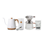 플랜잇 플랜잇 홈카페 핸드드립 패키지 전기드립포트 그라인더 유리드리퍼 원두 스쿱