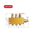 공압 조절 오일 분배기 윤활 시스템 밸브 플러그인 커넥터 호스 공기