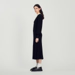 산드로 여성 롱 니트 드레스 Long knitted dress SFPRO02497