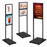 카페 입간판 철제 배너 거치대 가게 안내 A2 A3