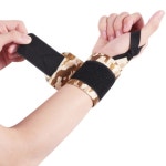 카모 헬스 손목보호대 테이핑 스트랩 테니스 카모브라운 1쌍