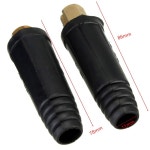 유럽 전기 소켓 용접기 빠른 피팅 케이블 커넥터 플러그 내구성 100A 200A 10 2 DKJ10 25