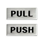 PULL PUSH 돔사인표지판