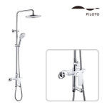 필로토 더죤테크 발라데해바라기401 크롬 샤워기 수전일체형