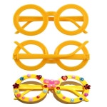 뿔테 작품 만들기 개 안경테 노랑색 패션안경 안경